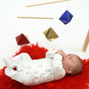 Montessori Mobile, Octahedron Mobile, Mobile Bebe, Hanging Mobile, Montessori Materials, Baby Mobile, Montessori Toys, Mobile, Montessori