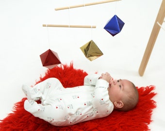 Montessori Mobile, Octahedron Mobile, Mobile Bebe, Hanging Mobile, Montessori Materials, Baby Mobile, Montessori Toys, Mobile, Montessori