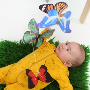 Móvil mariposa, Móvil Montessori, Móvil bebe, Móvil cuna, Móvil colgante, Regalo baby shower, Móvil bebé, Juguetes Montessori