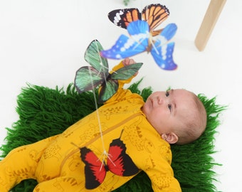 Butterfly mobile, Montessori mobile, Mobile bebe, Crib mobile, Hanging mobile, Baby shower gift, Baby mobile, Montessori toys