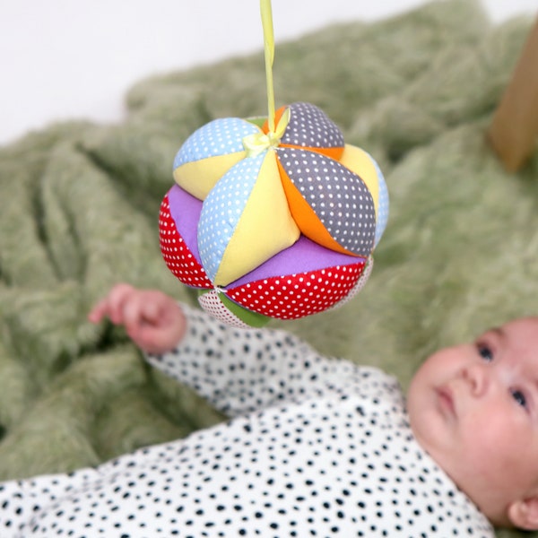 Montessori Puzzle Ball, Tactile Mobile, Sensory Ball, Takane Ball, Hanging Ball, Colorful Puzzle Ball, Montessori Gripping Ball, Amish Ball