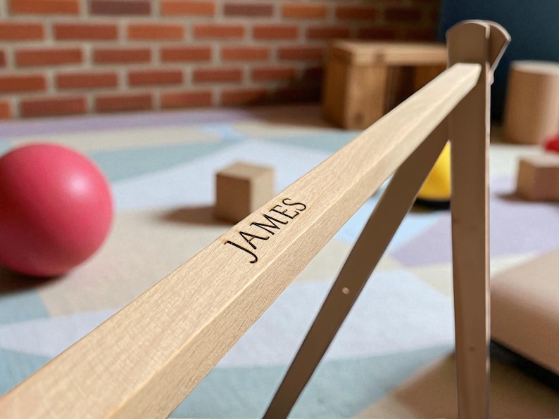 Wooden Montessori Baby Gym: Beech Wood Mobile Holder image 6