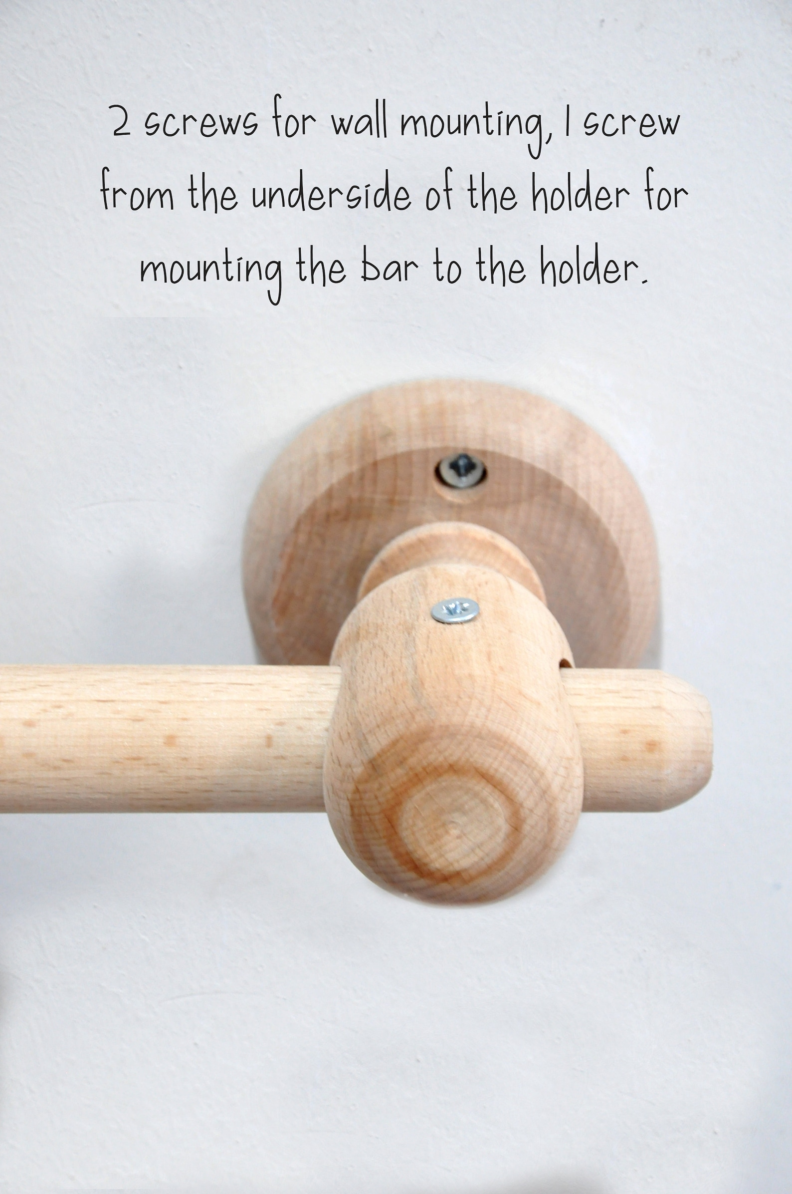 Montessori Pull up Bar Wooden Pull up Bar Montessori Bar Etsy