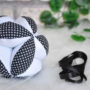 Montessori Ball, Montessori Toys, Puzzle Ball, Black and White Ball, Sensory Ball, Takane Ball, Montessori Puzzle Ball, Baby Shower Gift