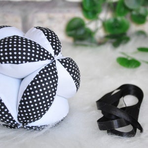 Montessori Ball, Montessori Toys, Puzzle Ball, Black and White Ball, Sensory Ball, Takane Ball, Montessori Puzzle Ball, Baby Shower Gift