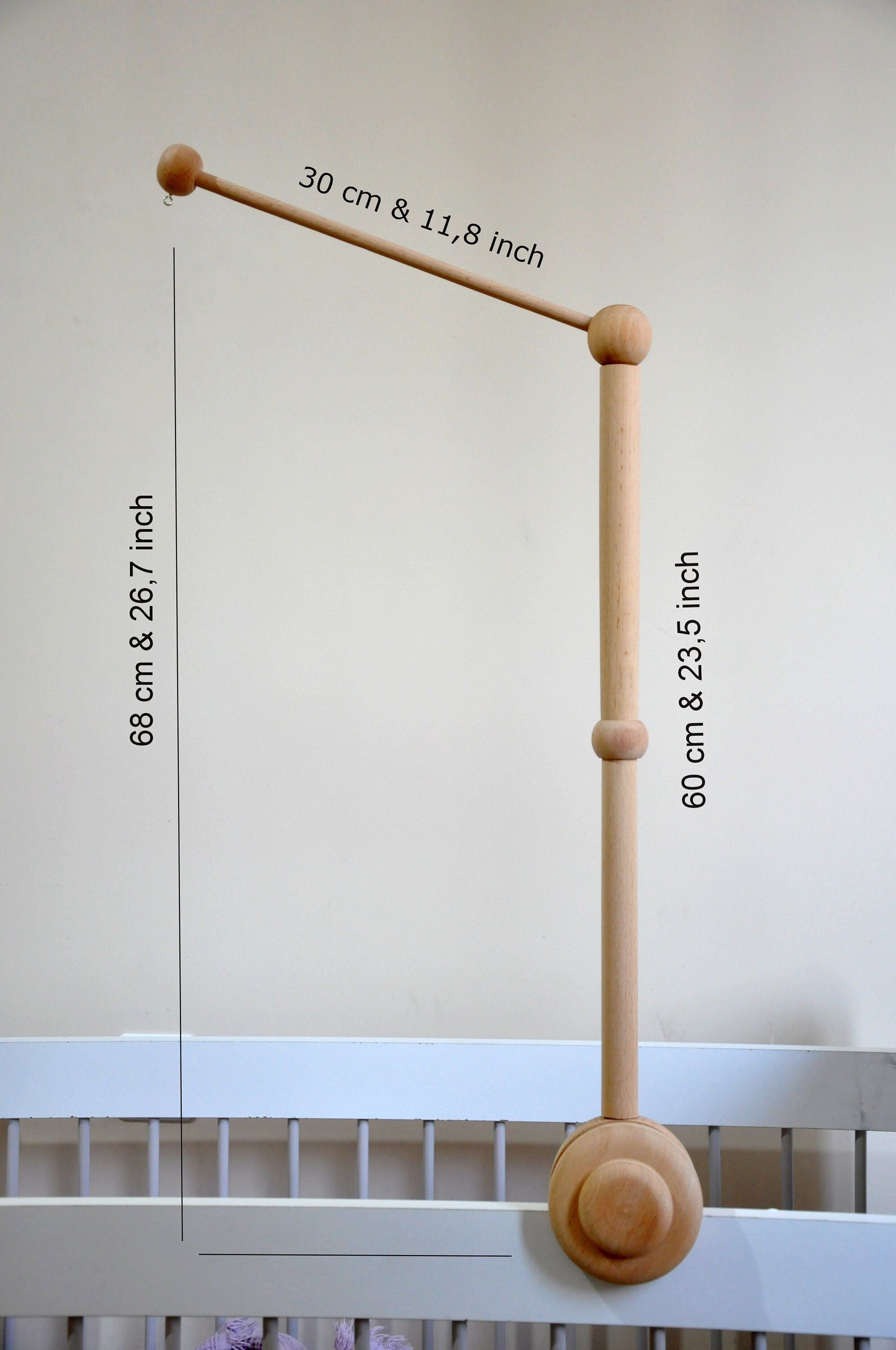 Baby Mobile Holder Crib Mount Mobile Holder Nursery Mobile Etsy