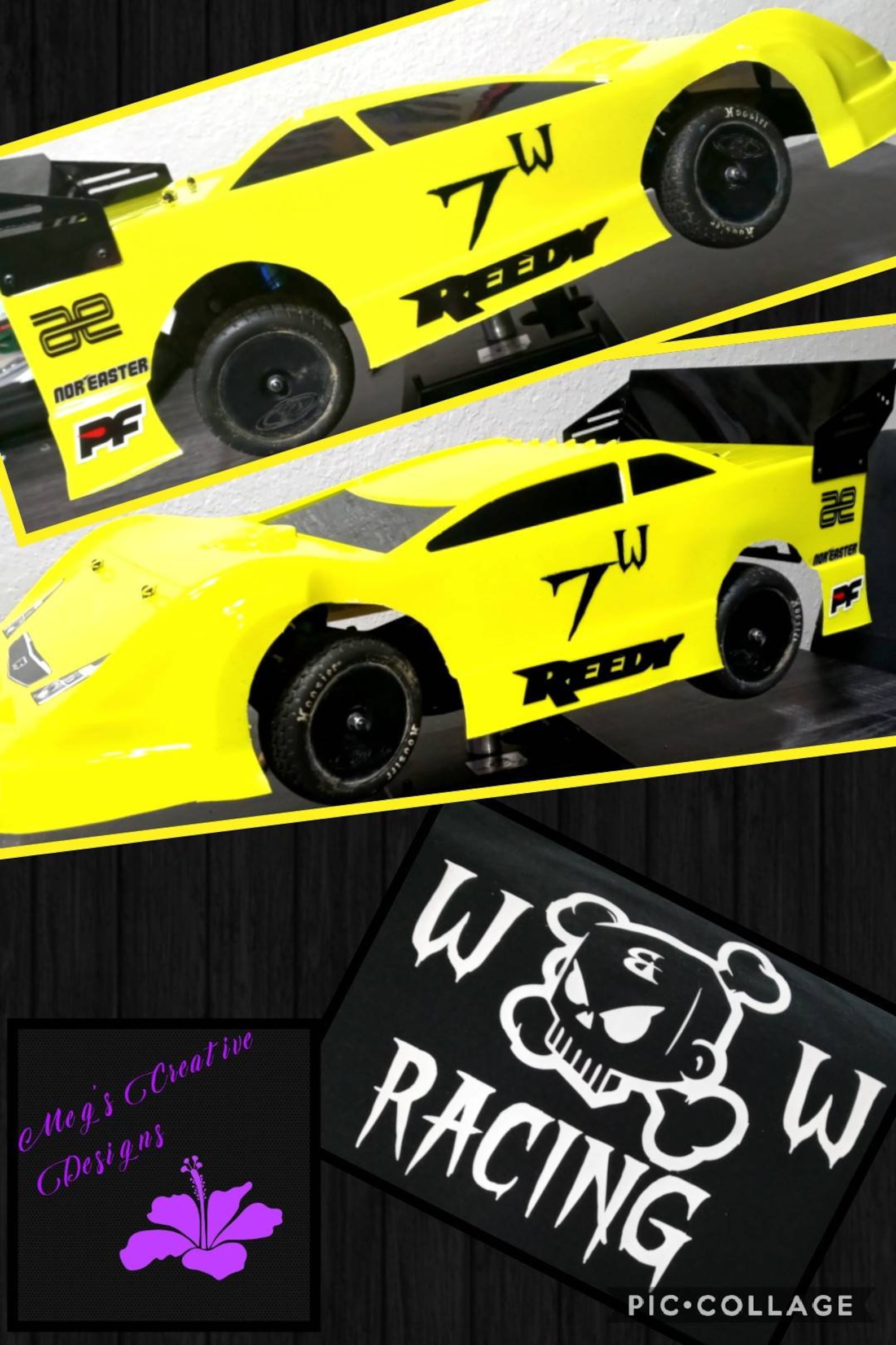 RC car decals Etsy