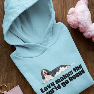 basset hound Hoodie, basset hound gift, Hound gift idea, Christmas idea