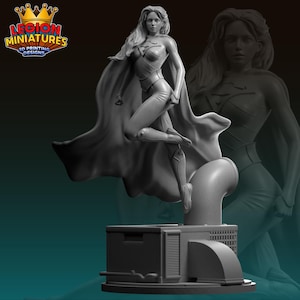 Astronomical Gal by Legion Miniatures Great for Display, Superhero RPGs, and other Tabletop Games