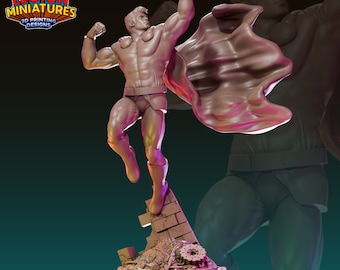 Miniatures en super alliage de Legion, idéales pour la présentation, les RPG de super-héros et d'autres jeux de table