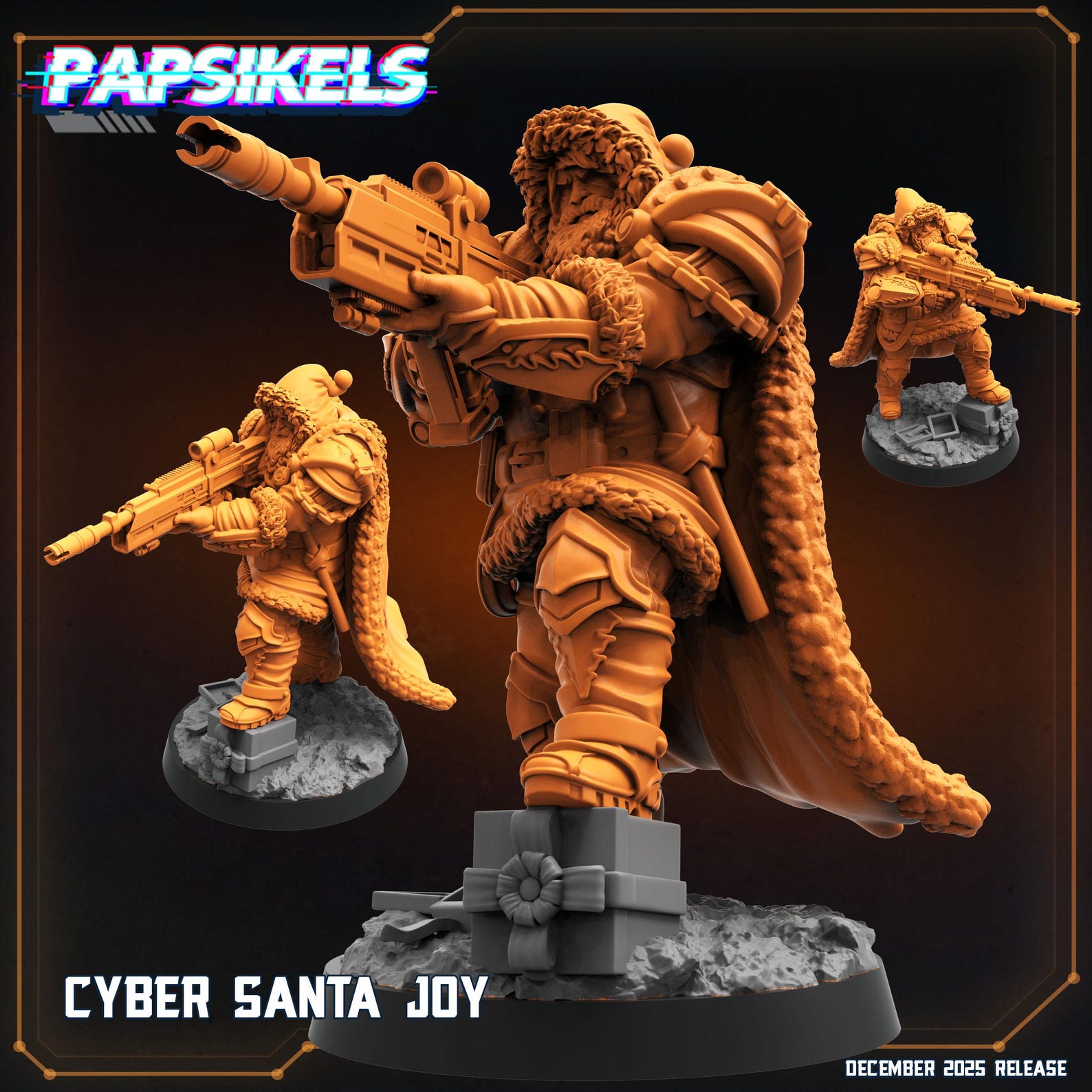 Cyber Santa Joy by Papsikels Great for Trench Crusade Cyberpunk ...