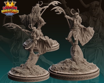 Frau Trickster de Legion Miniatures Ideal para exhibiciones, juegos de rol de superhéroes y otros juegos de mesa