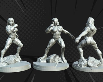 Lady Goliath by Legion Miniatures Great for Display, Superhero RPGs, and other Tabletop Games