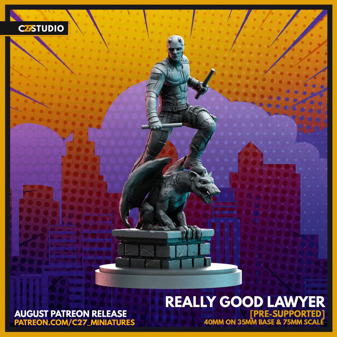 Really Good Lawyer by C27 Miniatures Great for Crisis Protocol