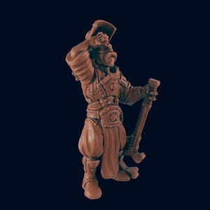 Human Inventor - Bolts and Brimstone by EC3D Designs, Great for AD&D,Cyberpunk,Shadowrun,Stargrave, and other Sci-Fi Tabletop Games
