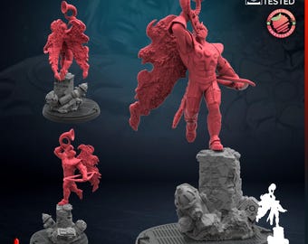Sky Hiker escala 40 mm sobre base de 35 mm de Trident Studios Ideal para Crisis Protocol, juegos de rol de superhéroes y otros juegos de mesa de ciencia ficción