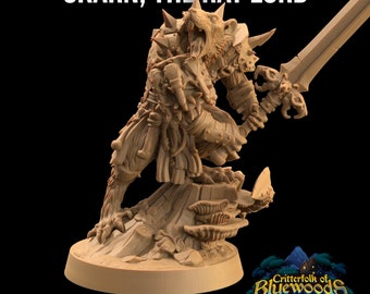 ネズミの王スカーン - ドラゴン トラッパー ロッジのクリッターフォーク D & D、パスファインダー、その他のファンタジー テーブルトップ ゲームに最適