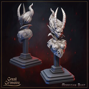 Morrigan Bust - Burning Chaos by Great Grimoire Great for most fantasy style games
