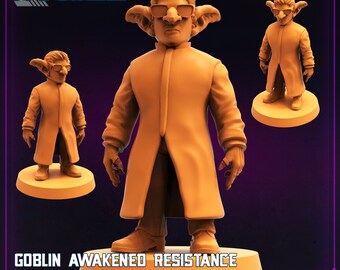Goblin Awakened Resistance Member - Heero by Papsikels Great for Cyberpunk,Shadowrun, Stargrave, Starfinder and other Scifi Tabletop Games