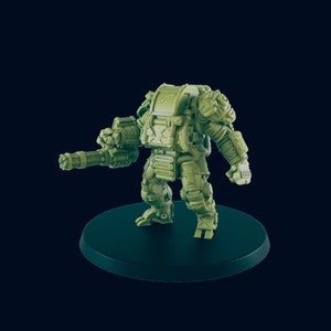 Bertha Bot by EC3D Designs, Great for Cyberpunk, Shadowrun, Stargrave, Starfinder and other Sci-Fi Tabletop Games