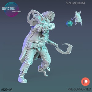 Cosmic Pirate Attack - Cosmic Pirates by Invictus Miniatures Great for Cyberpunk, Starfinder and other Sci-Fi Tabletop Games