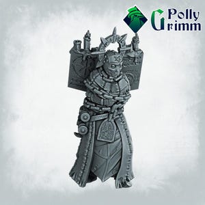 Soldier - Sermon in Blood Unholy Daughter Cursed Nun 32mm scale on 32mm base by Poly Grimm Great for D&D, Pathfinder, and many other RPGs