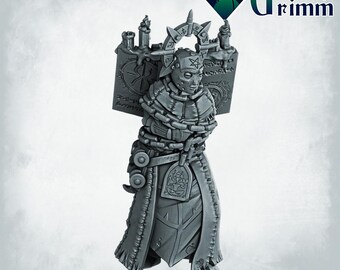 Soldier - Sermon in Blood Unholy Daughter Cursed Nun 32mm scale on 32mm base by Poly Grimm Great for D&D, Pathfinder, and many other RPGs