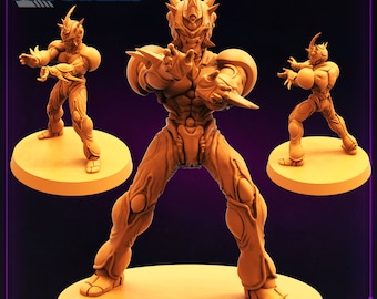 Bio Techno Man 3 by Papsikels Great for Shadowrun and other Scifi Table Top Games (not painted)