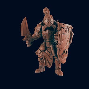 Steam Knight - Bolts and Brimstone by EC3D Designs, Great for AD&D,Cyberpunk,Shadowrun,Stargrave, and other Sci-Fi Tabletop Games