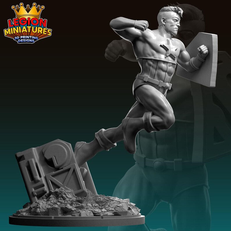 Amazing Army Man by Legion Miniatures Great for Display, Superhero Rpgs ...