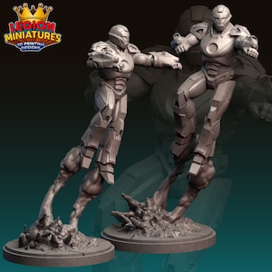 Ultimate Tin Man by Legion Miniatures Great for Display, Superhero RPGs, and other Tabletop Game