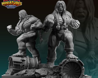 Lady Goliath 40mm scale on 50mm base by Legion Miniatures Great for Display, Superhero RPGs, and other Tabletop Games