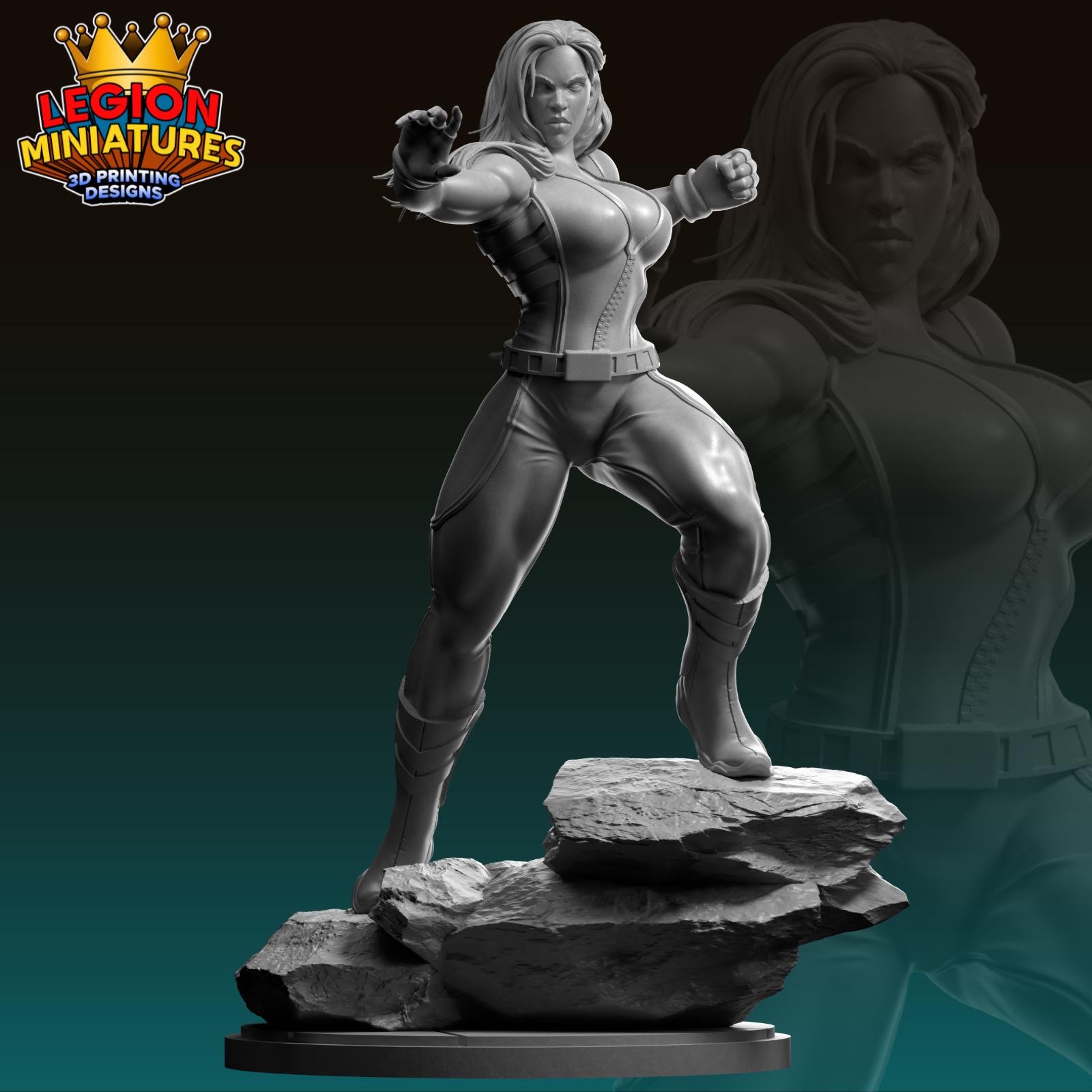 Statue She-Hulk 1/6 - Fan Art En Résine - Peinte Ou Non (sur Commande) - Neuf