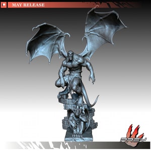 Gargoyle 1 from PREY stl COLLECTION available in three sizes:32mm, 75mm, and 1/10 scale