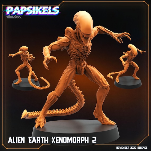 Alien Earth Xenomorph by Papsikels Great for Trench Crusade
