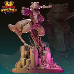 Trash Panda by Legion Miniatures Great for Display, Superhero RPGs, and other Tabletop Games