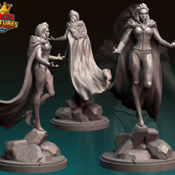 Cold Queen by Legion Miniatures Great for Display, Superhero RPGs, and other Tabletop Games