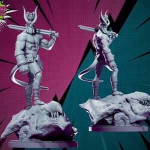 Big Red by Hardcore Miniatures Great for Display, SuperHero RPGs, and other Tabletop Game