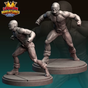 Visor Man by Legion Miniatures Great for Display, Superhero RPGs, and other Tabletop Game