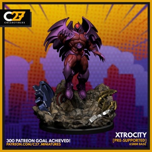 Xtrocity by C27 Miniatures Great for Crisis Protocol, Superhero RPGs, and other Sci-Fi Tabletop Games