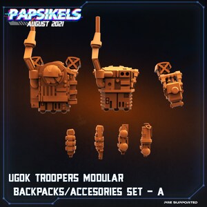 Ugoks Modular Bundle  Full Set  by Papsikels Great for Cyberpunk, Dark Galaxy the Void, and other Scifi TTG
