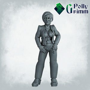 Boss - Neon Shadows, Cyberpunk Set by Poly Grimm Great for Neon Skies, Shadowrun, Cyberpunk, Starfinder, TORG, and many other RPGs