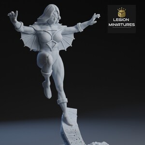 Arachne lady by Legion Miniatures Great for Display, Superhero RPGs, and other Tabletop Games