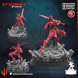 Metal Maestro 40mm scale on 35mm base from Trident Studios Great for Crisis Protocol, Superhero RPGs, and other Sci-Fi Tabletop Games