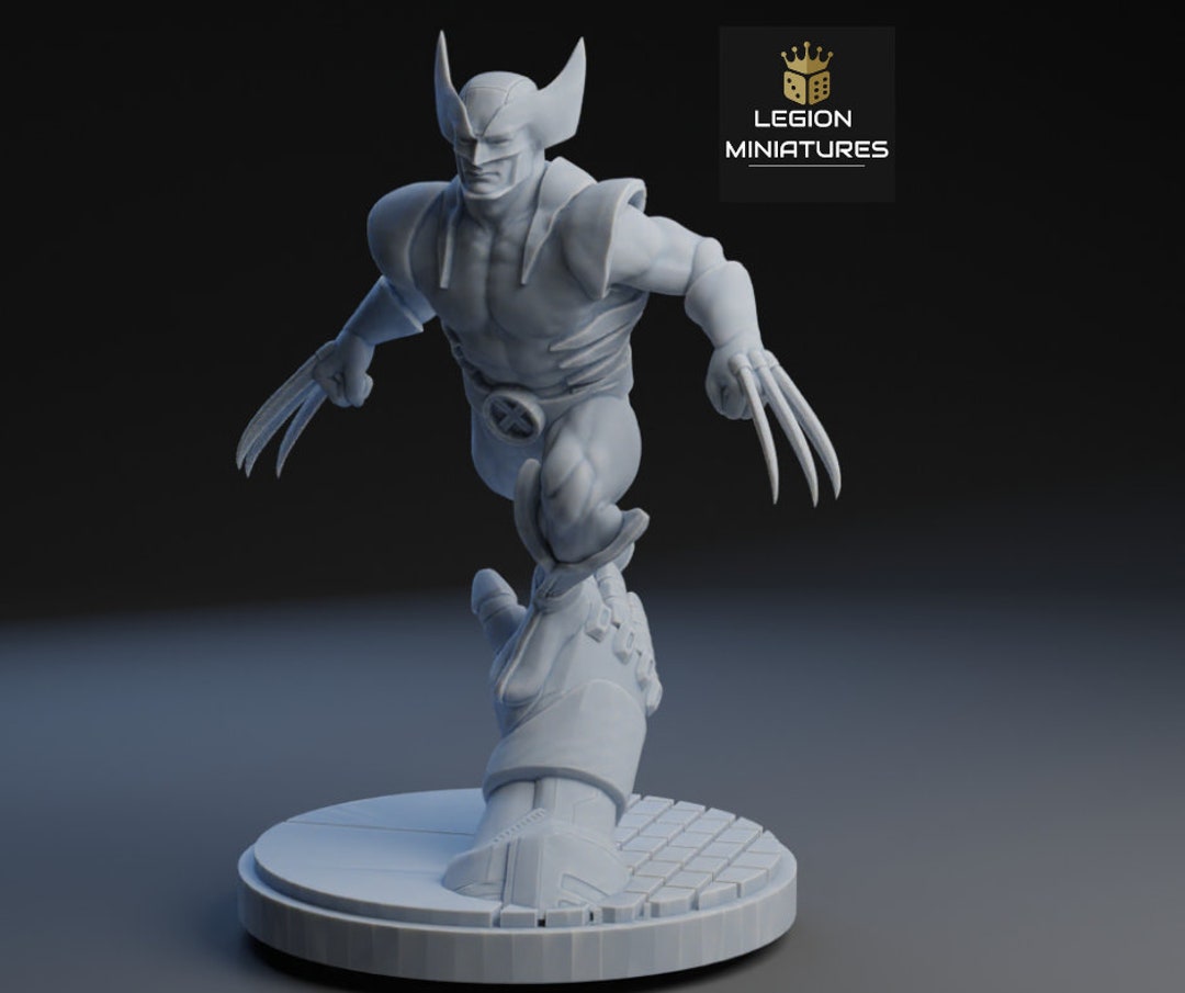 Wolverine by Legion Miniatures Great for Display, Superhero Rpgs, and ...
