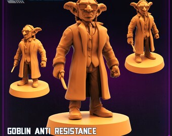 Goblin Anti Resistance member Twin by Papsikels Great for Cyberpunk,Shadowrun, Stargrave, Starfinder and other Scifi Table Top Games