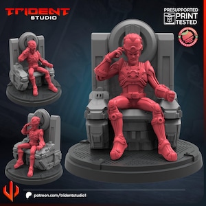 The Chief 40mm Scale on 35mm base from Trident Studios Great for Crisis Protocol, Superhero RPGs, and other Scifi Tabletop Games