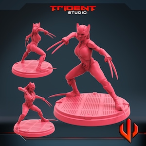 X-23 van Trident Studios Geweldig voor Crisis Protocol, superheld-RPG's en andere scifi-tafelspellen