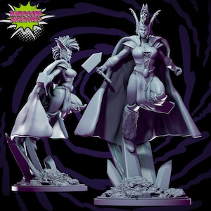 Tempest 40mm scale on 35mm base by Hardcore Miniatures Great for Display, Superhero RPGs, and other Tabletop Game