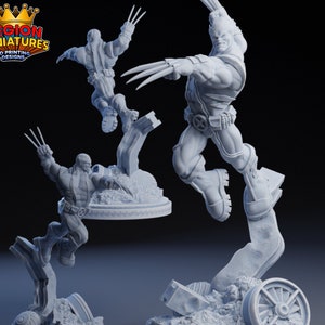 Clawman(quickhatch) by Legion Miniatures Great for Display, Superhero RPGs, and other Tabletop Games